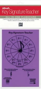 Alfred's Key Signature Teacher: All-In-One Flashcard (Purple) 