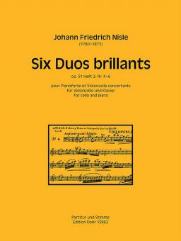 Six Duos brillants op. 51, Heft 2: Nr. 4-6 