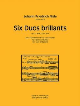 Six Duos brillants op. 51, Heft 2: Nr. 4-6 