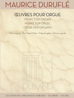 Oeuvres pour Orgue 