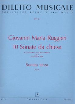 Sonata terza B-Dur op. 3/3 aus 10 Sonate da chiesa 