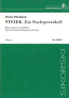 Vivier. Ein Nachtprotokoll 
