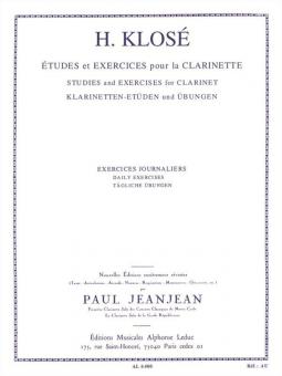 Exercices journaliers pour la clarinette 