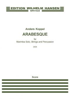 Arabesque For Marimba Solo, Strings And Percussion 