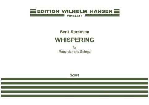 Whispering For Recorder And Strings 