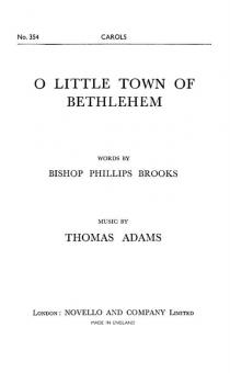 O Little Town of Bethlehem 
