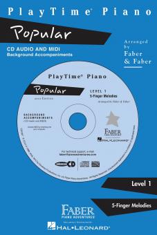 PlayTime Piano Popular CD (Level 1) 