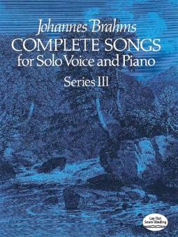 Complete Songs For Solo Voice And Piano - Series III 