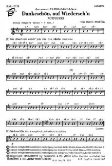 Dankeschön auf Wiedersehen 