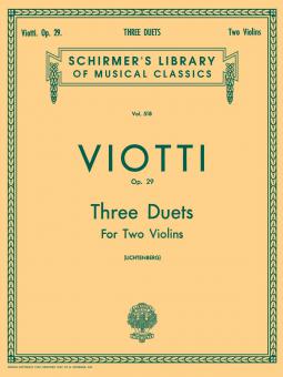Three Duets For Two Violins Op. 29 