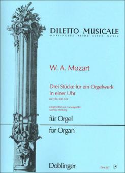 3 Stücke für ein Orgelwerk in einer Uhr 
