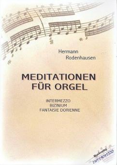 3 Meditationen für Orgel 