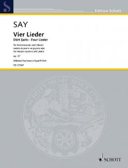 Vier Lieder op. 37 Standard