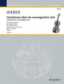 Variationen über ein norwegisches Lied op. 22 WeV P.4 Standard