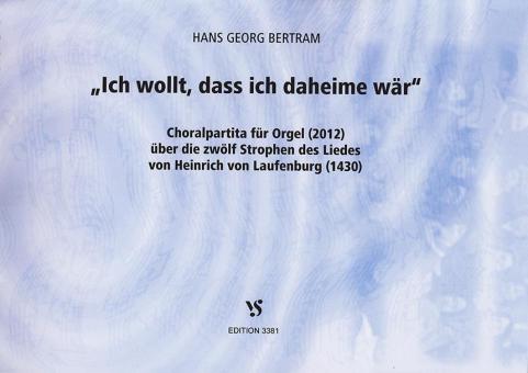 Ich wollt, dass ich daheime wär 