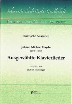 Ausgewählte Klavierlieder 