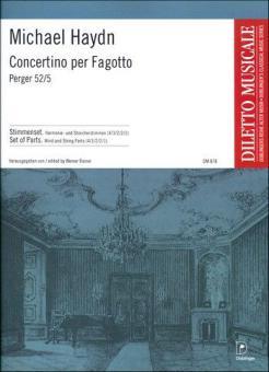 Concertino F-Dur per Fagotto, P. 52/5 (Erstdruck) 