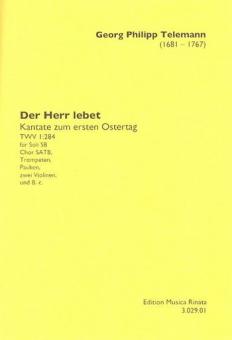 Der Herr lebet TWV 1:284 