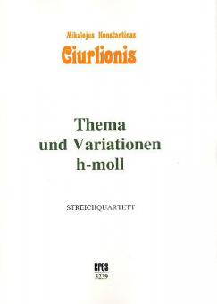 Thema und Variationen h-moll Nr. VL 80 