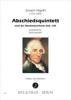 Abschiedsquintett für Streichquintett Hob. I:45 
