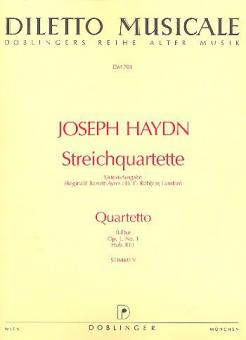 Streichquartett B-Dur Hob. III:1 op. 1/1 