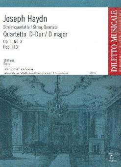 Streichquartett D-Dur Hob. III:3 op. 1/3 