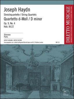 Streichquartett d-Moll Hob. III:22 op. 9/4 