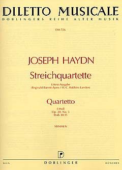 Streichquartett f-Moll Hob. III:35 op. 20/5 