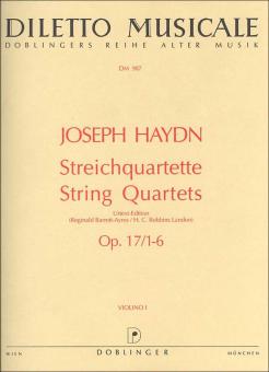 Streichquartette op. 17/1-6 Bandausgabe 