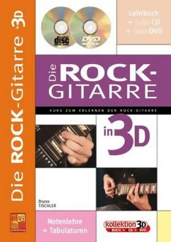 Die Rock-Gitarre in 3D 