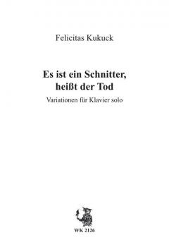 Es ist ein Schnitter, heißt der Tod 