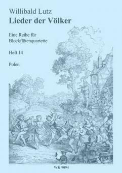 Lieder der Völker, Blockflötenquartette, Heft 14 