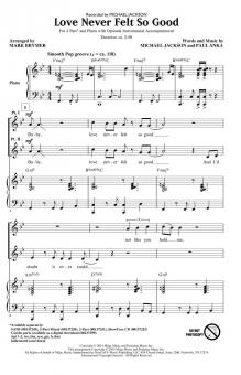 Love Never Felt So Good Standard