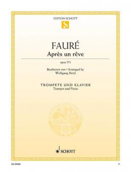 Après un rêve op. 7/1 Standard