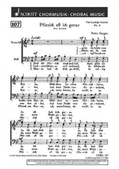 Vier lustige Lieder Nr. 2 Standard