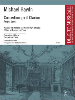 Concertino D-Dur per il Clarino, P. deest. Erstdruck 