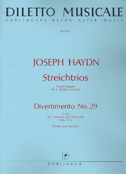 Streichtrio Nr. 29 C-Dur Hob. V:C4 