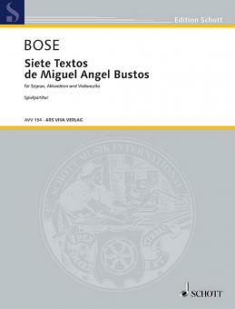 Siete Textos de Miguel Angel Bustos Standard