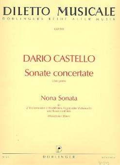 Nona Sonata in C Sonate concertate, Libro primo 
