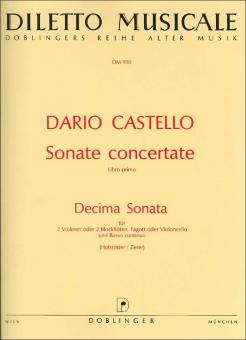 Decima Sonata in a Sonate concertate, Libro primo 