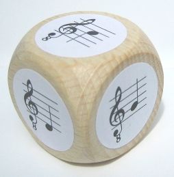 Notenwürfel für Gitarre 