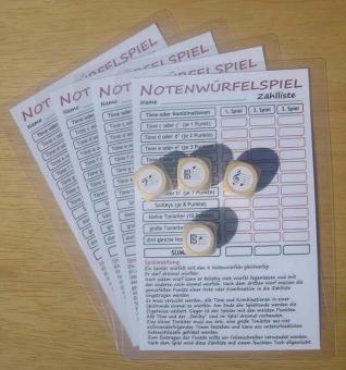 Notenwürfelspiel 