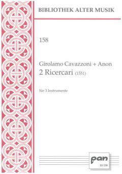 2 Ricercari (1551) 