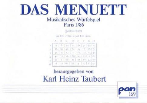 Das Menuett, Musikalisches Würfelspiel 