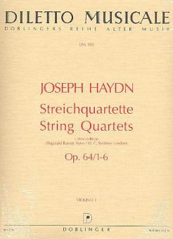 Streichquartette Bandausgabe Hob. III:63-68 op. 64/1-6 
