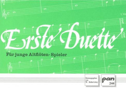 Erste Duette für junge Altflötenspieler 