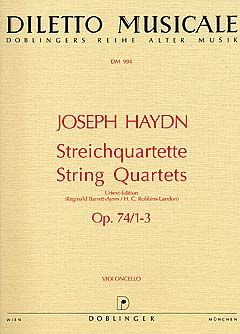 Streichquartette op. 74/1-3 Bandausgabe 