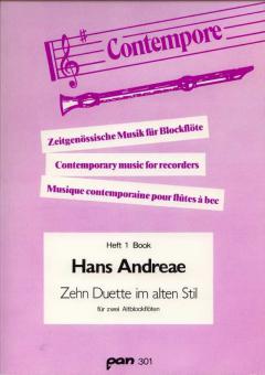 Zehn Duette im alten Stil 