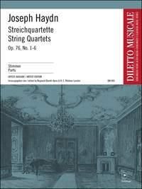 Streichquartette op. 76/1-6 Bandausgabe 