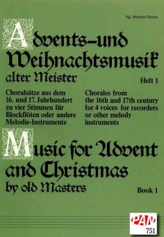 Advents- und Weihnachtsmusik alter Meister Heft 1-5 